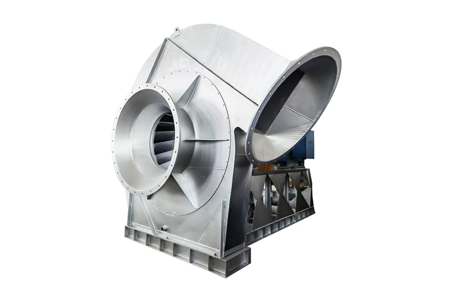 Miljøvernindustri - fast og flytende avfall roterende ovn behandlingssystem Røykgassvifte