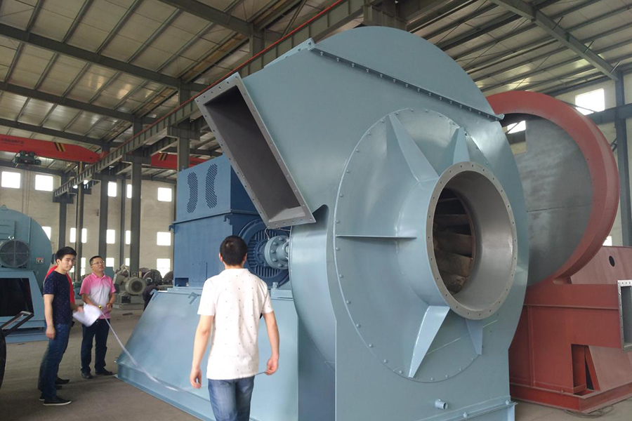 Miljøvernindustri - fast og flytende avfall roterende ovn behandlingssystem Røykgassvifte